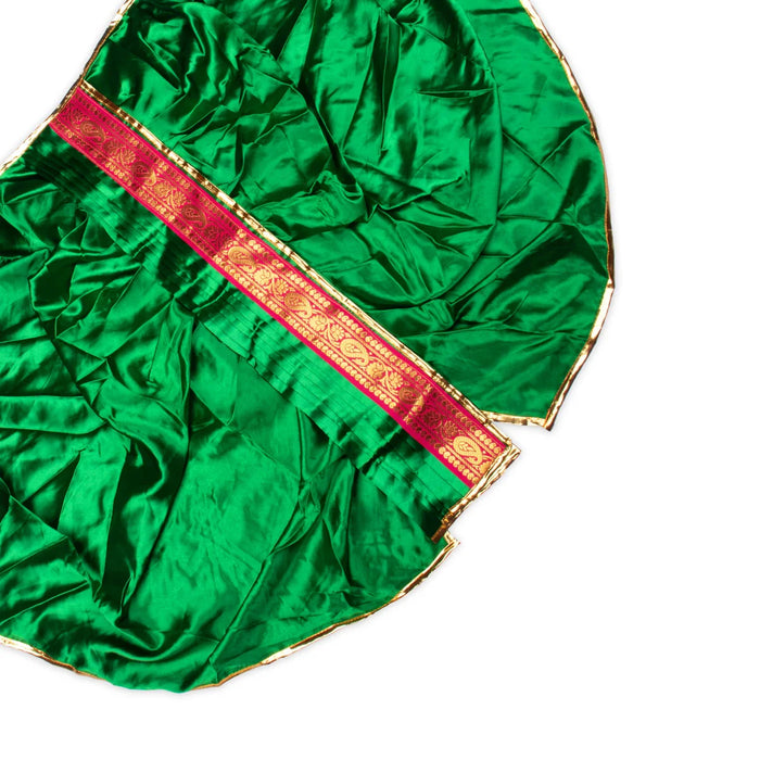 Panchakacham | Satin with Jari Border Dhoti/ Panchagajam for Deity/ Assorted Colour