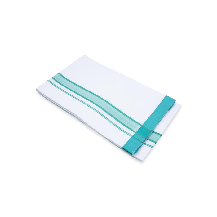 Veshti - 2 Mtr | White Colour Dhoti/ Fancy Border Vesti For Traditional Wear