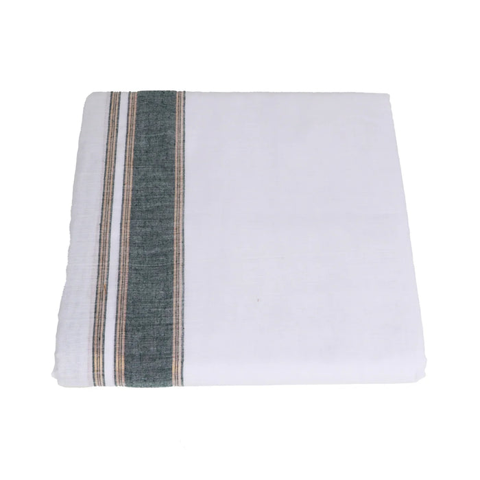 Veshti - 9 x 5 Muzham | White Vesti/ 5 Kan MayilKan Dhoti for Men