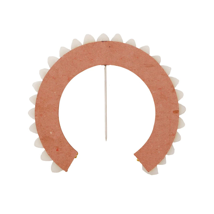 Hair Arch - 5.5 X 6.25 Inches | Hair Accessory/ Artificial Jewellery/ Moti Bead Arch For Deity Decoration