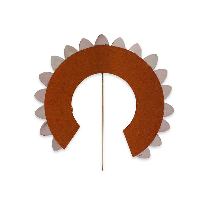 Stone Arch - 5 x 4.5 Inches | Artificial Flower Arch/ Hair Accessories for Deity