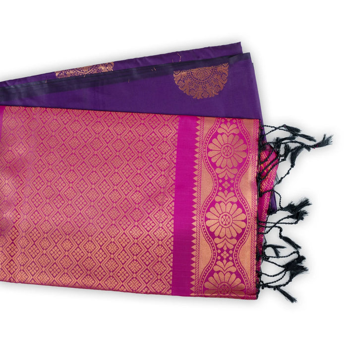 Saree - 6 Mtrs | Semi Soft Silk Saree/ Traditional Saree Without Border for Women