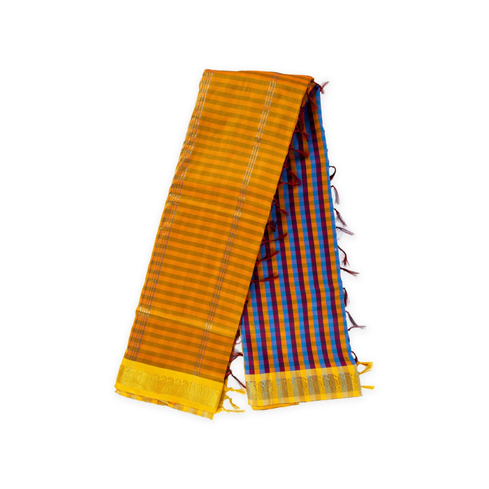 Traditional Saree | South Indian Saree/ Paalum Pazhamum Border Design Pudavai/ Ethnic Saree For Festive Wear