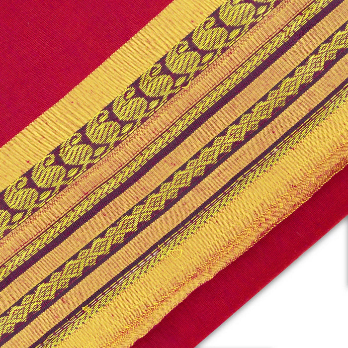Traditional Saree | Handloom Saree/ Kalyani Cotton Saree/ Jari Border Design Pudavai for Women/Assorted Colour