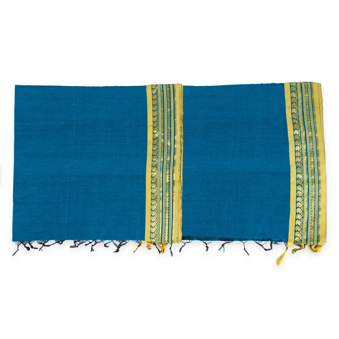 Traditional Saree | Handloom Saree/ Kalyani Cotton Saree/ Jari Border Design Pudavai for Women/Assorted Colour