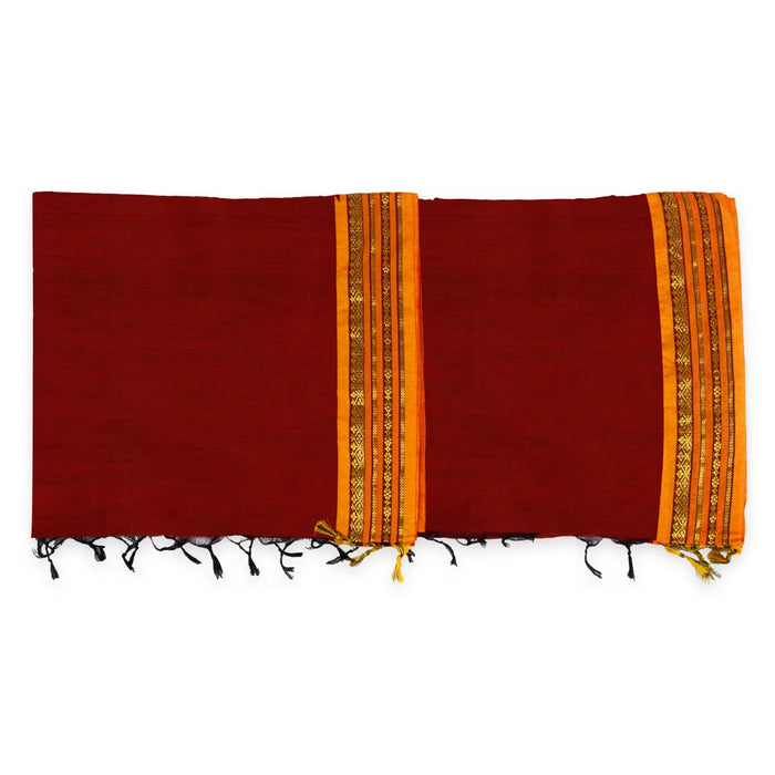 Traditional Saree | Handloom Saree/ Kalyani Cotton Saree/ Jari Border Design Pudavai for Women/Assorted Colour