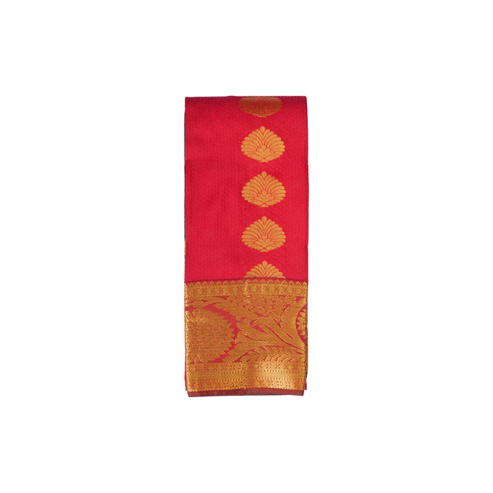 Saree - 5.5 Mtrs| Embose Butta Saree/ Jari Border Design Pudavai/ Traditional Saree for Women