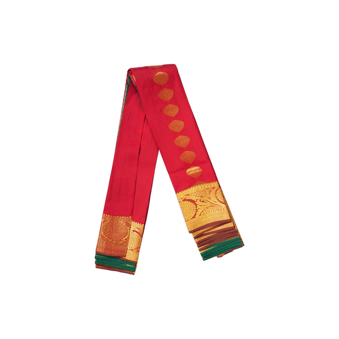 Saree - 5.5 Mtrs| Embose Butta Saree/ Jari Border Design Pudavai/ Traditional Saree for Women