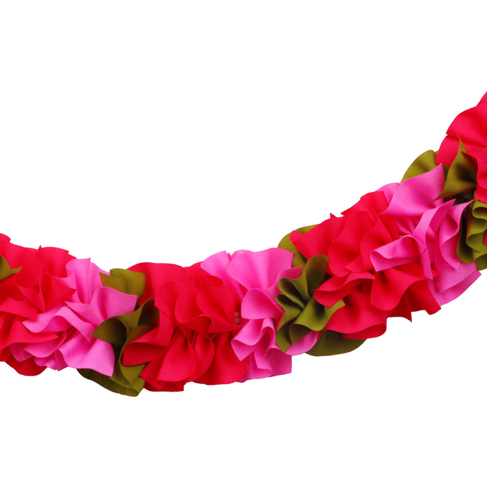 Artificial Flower Garland  - Spiral |  Artificial Mala/ Flower Toran for Door/ Assorted Colour & Design