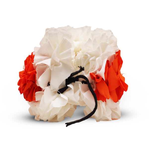 Hair Flower - 3.5 x 7.5 Inches | Artificial Flower Garland/ Cloth Garland/ Artificial Flower Gajra for Deity