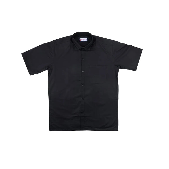 Black Colour Half Sleeve Shirt - Size 44 | Half Hand Casual Shirt/ Sattai/ Chekka For Traditional Occasions