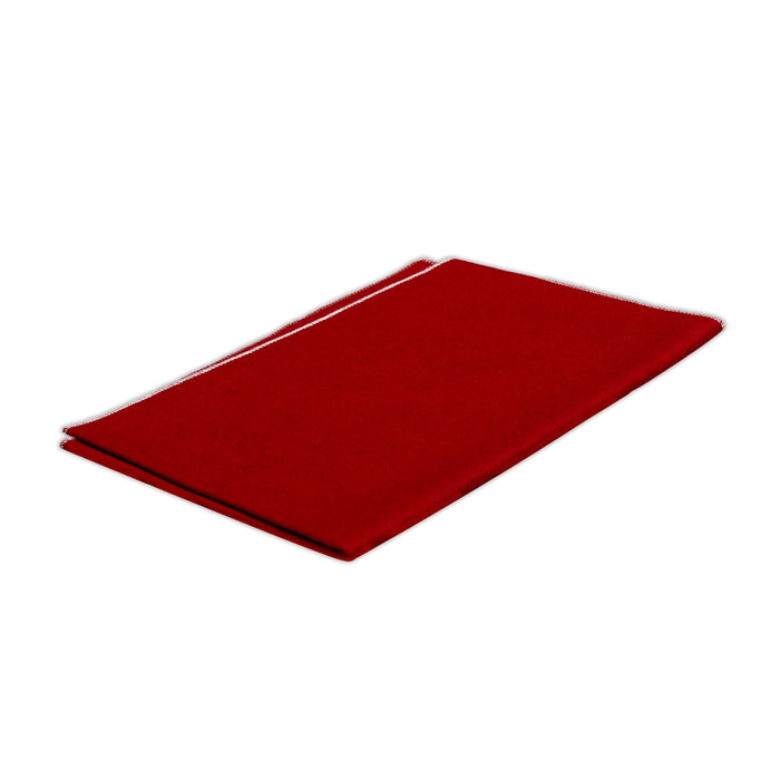 Yoga Mat - 27.5 x 20 Inches | Red Colour Pooja Aasan/ Woolen Mat/ Pooja Mat for Meditation