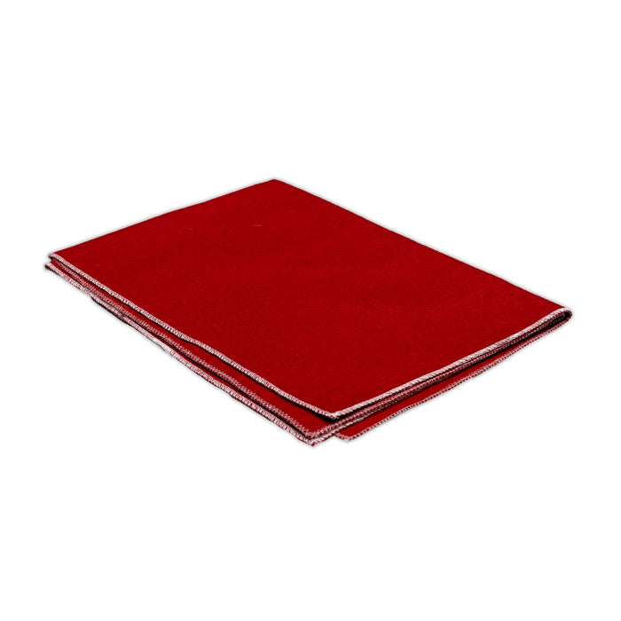 Yoga Mat - 27.5 x 20 Inches | Red Colour Pooja Aasan/ Woolen Mat/ Pooja Mat for Meditation