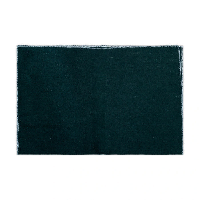 Yoga Mat - 27 x 20 Inches | Pooja Aasan/ Dark Green Colour Woolen Mat/ Pooja Mat for Meditation