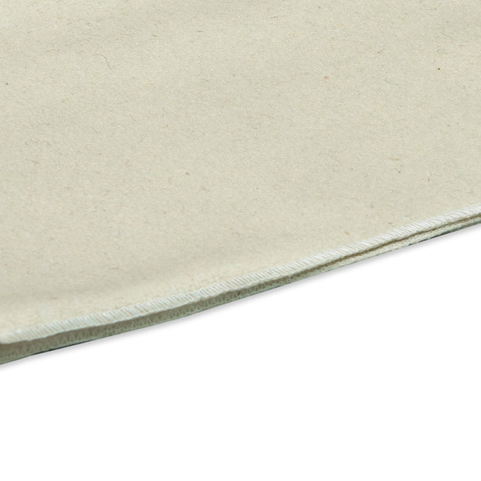 Yoga Mat - 27 x 19.5 Inches | Pooja Aasan/ White colour Woolen Mat/ Pooja Mat for Meditation