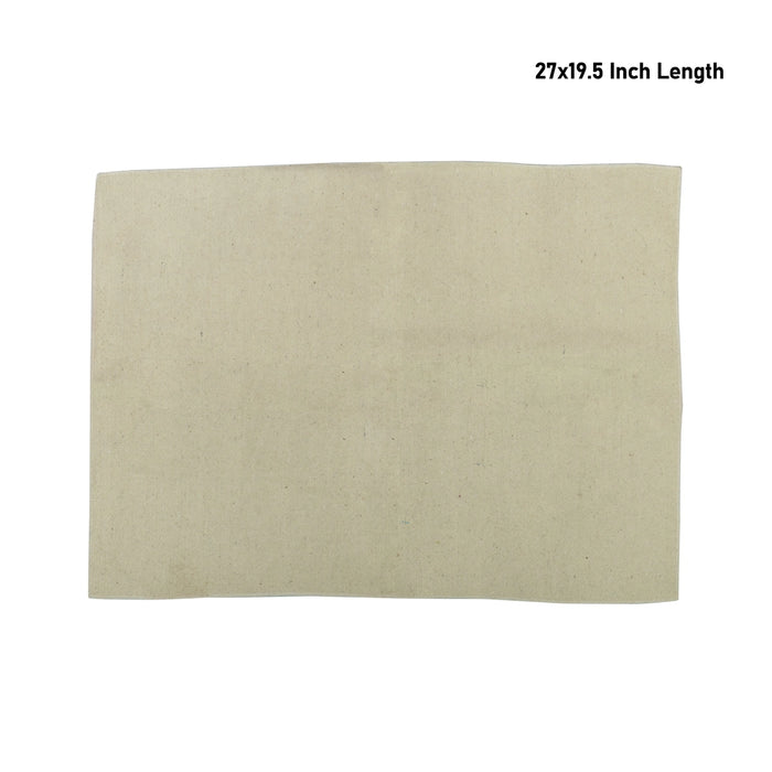 Yoga Mat - 27 x 19.5 Inches | Pooja Aasan/ White colour Woolen Mat/ Pooja Mat for Meditation