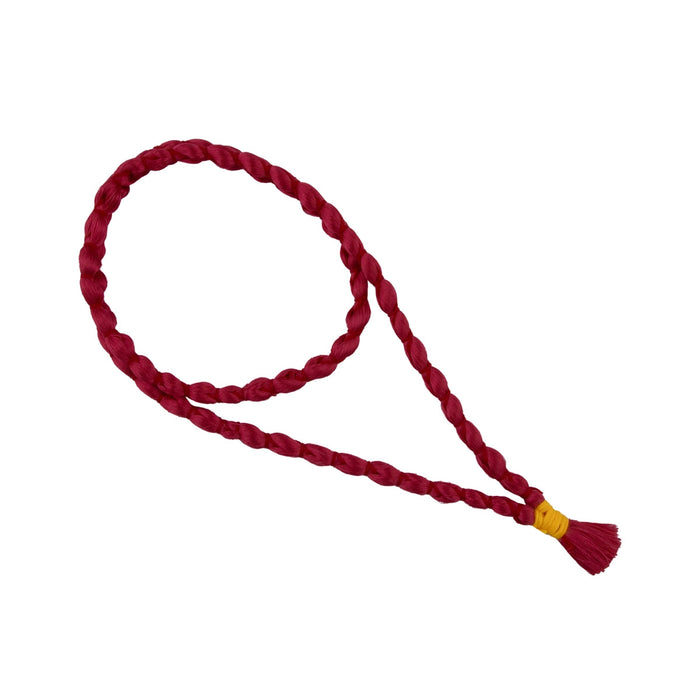 Pavitra Mala - 22 Inches | Red Colour Garland for Deity Decor