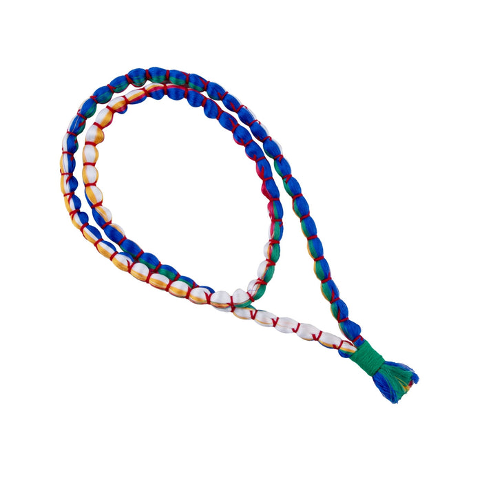 Pavitra Mala - 22.5 Inches | Multicolour Thread Garland for Deity Decor