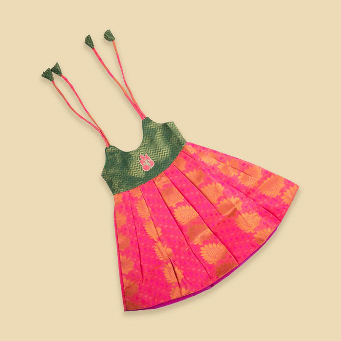 Pattu Frock | Size 0/ Pattu Gown/ Kids Dress/ Baby Girl Dress for Kids