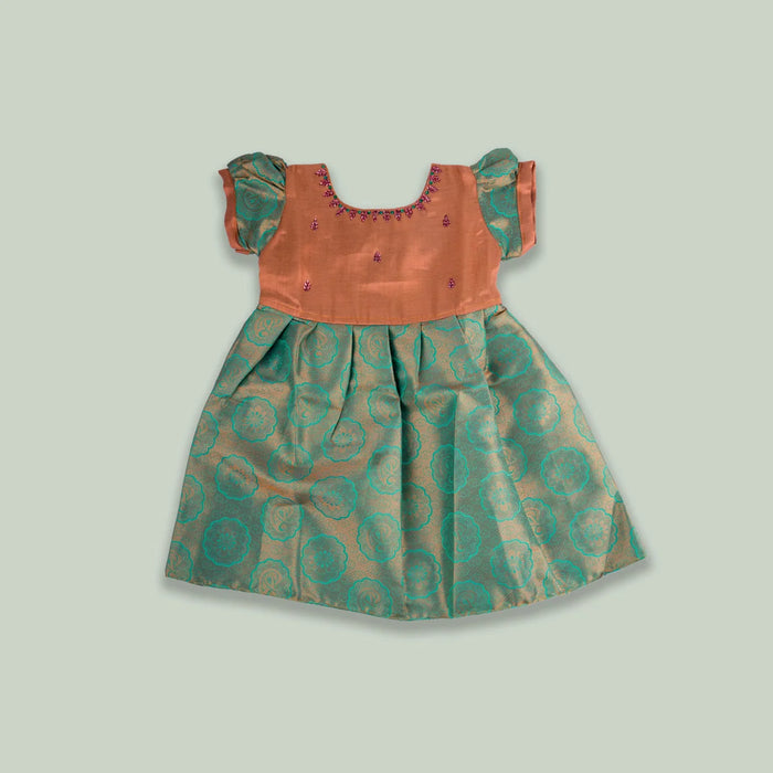 Pattu Frock | Size 0/ Pattu Gown/ Kids Dress/ Baby Girl Dress for Kids