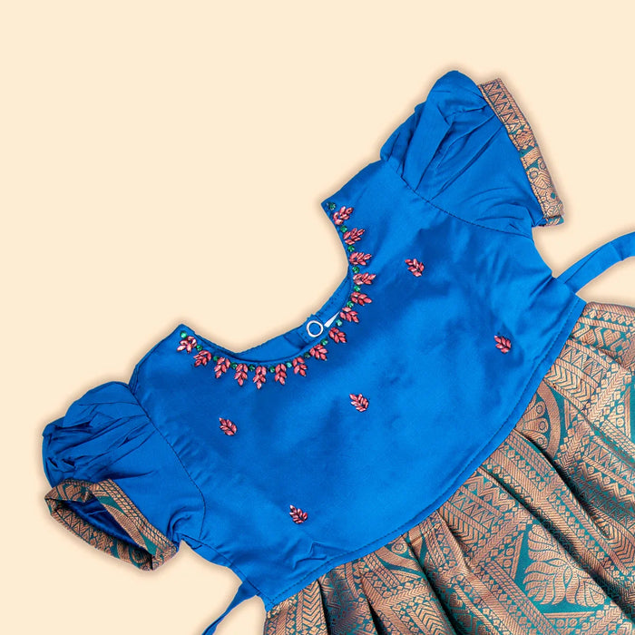 kids dress design Spring Clover Kids Dress Periwinkle | Size 2