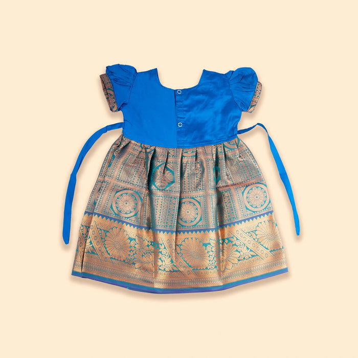 Pattu Frock | Size 0/ Kids Dress/ Pattu Gown/ Baby Girl Dress for Kids