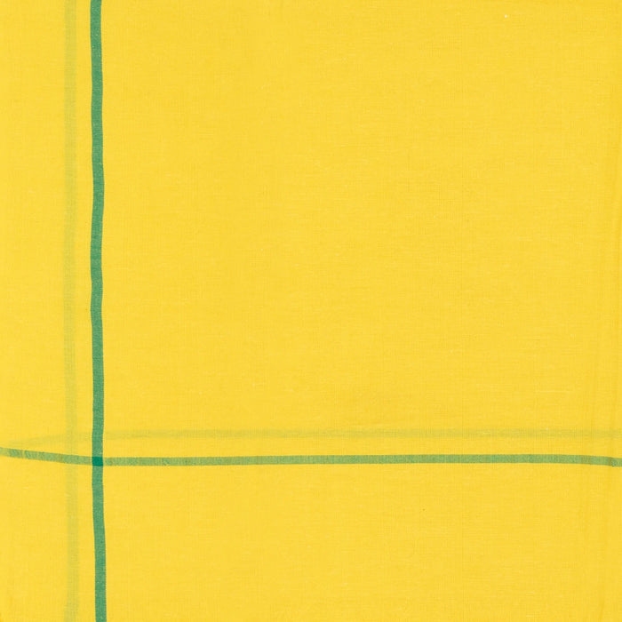 Towel - 30 x 60 Inches |Yellow Mudi Angavastram / Thundu / Gamcha / Kasavu Shawl for Men