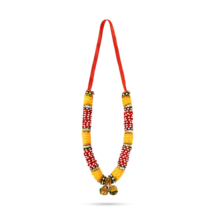 Satin Mala - 12 Inches | Artificial God Garland/ Decorative Mala/ Cloth Mala For Pooja & Festival Decoration