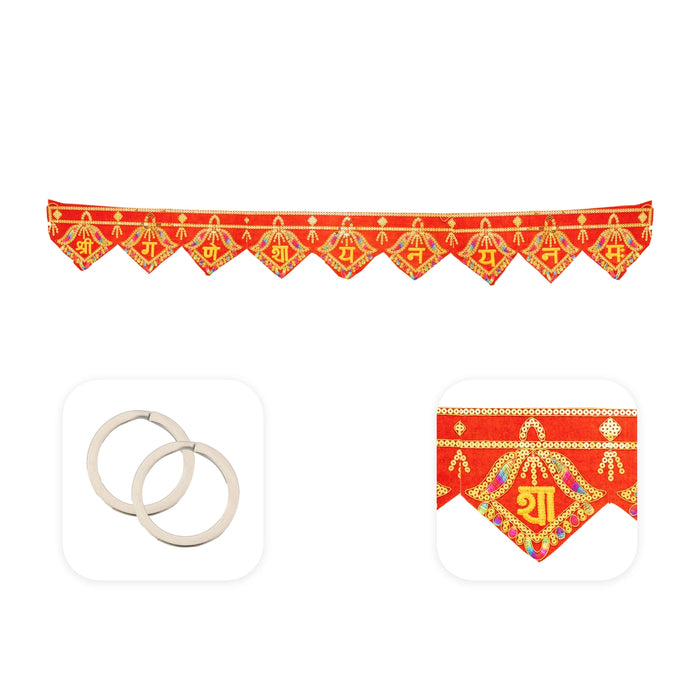 Door Toran - 3 Feet | Artificial Flower Thoranam / Bandanwar / Decorative Door Hanging