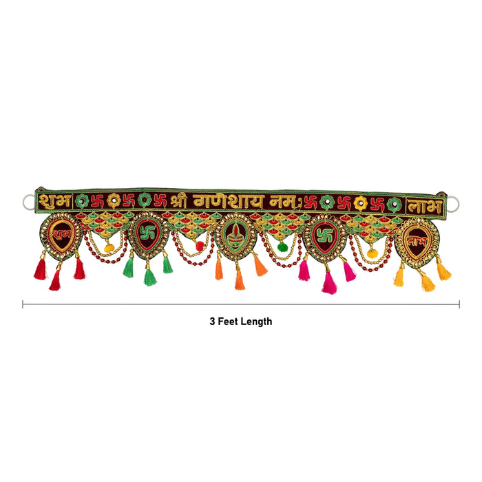 Door Toran - 3 Feet | Artificial Toran/ Decorative Thoran/ Bandanwar for Door Decor