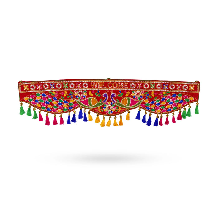 Door Toran - 3 Feet | Thoranam / Welcome with Tussels Design Ladi / Bandanwar for Home Decor