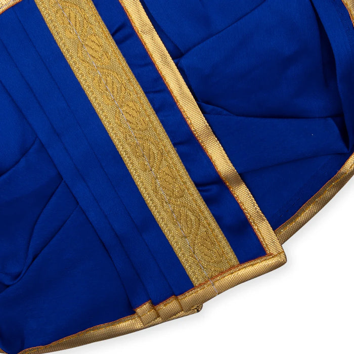 Panchakacham - 6 x 8 Inches | Dhoti/ Satin with Jari Border Panchagajam for Deity