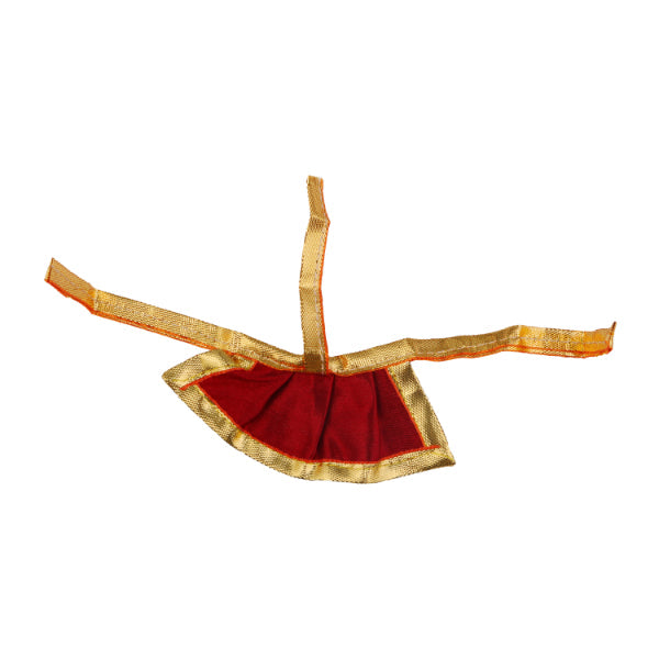 Amman Pavadai- 1.5 Inches | Satin with Jari Border Mata Poshak/ Devi Vastra for Deity/ Assorted Colour