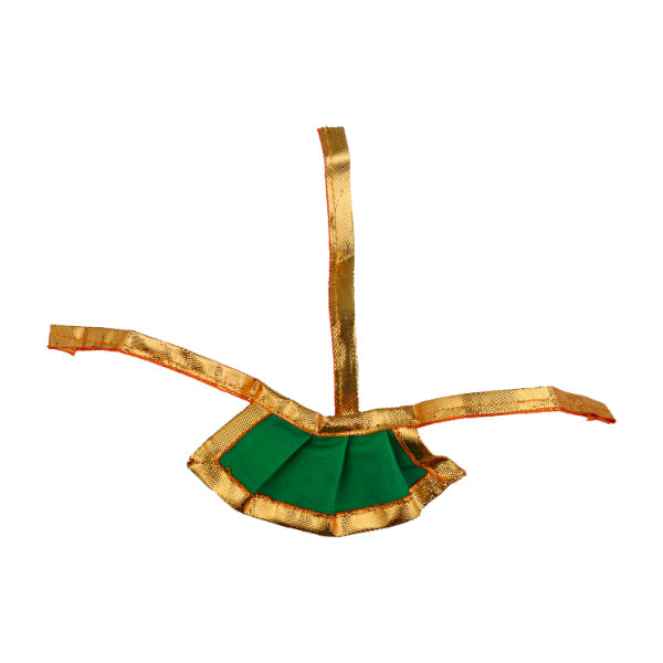 Amman Pavadai- 1.5 Inches | Satin with Jari Border Mata Poshak/ Devi Vastra for Deity/ Assorted Colour