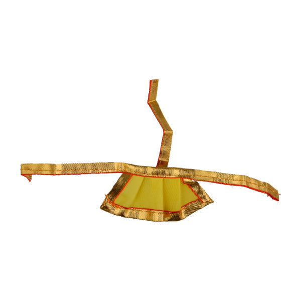 Amman Pavadai- 1.5 Inches | Satin with Jari Border Mata Poshak/ Devi Vastra for Deity/ Assorted Colour
