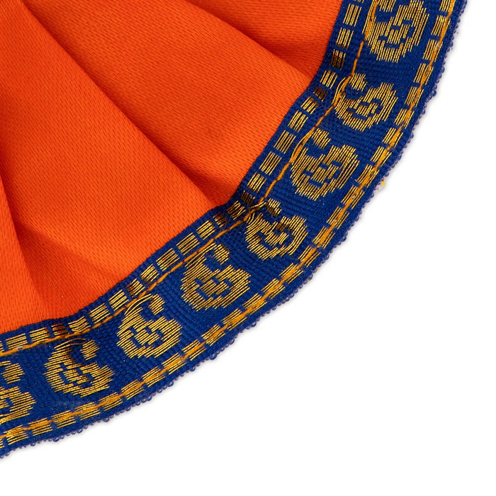 Amman Pavadai - 3 x 6 Inches | Satin Devi Vastra/ Mata Dress/ Jari Border Mata Poshak for Deity/Assorted Colour