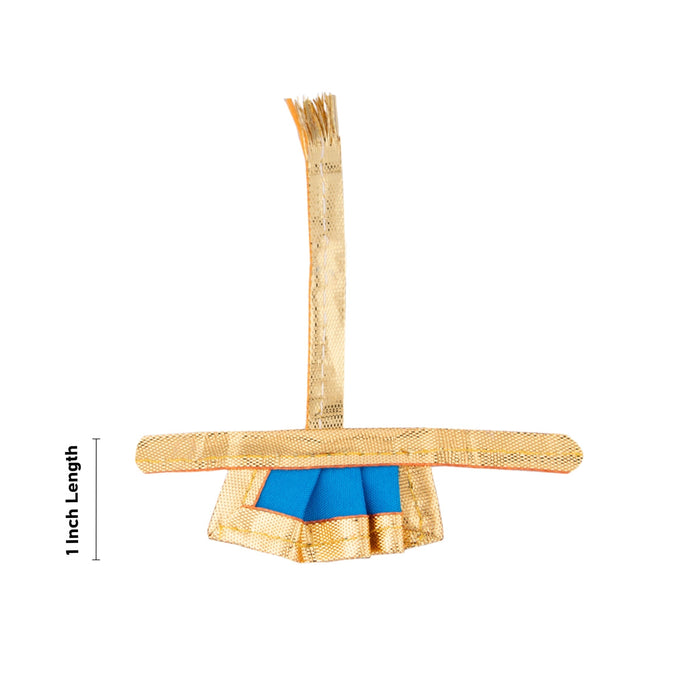 Amman Pavadai - 1 Inch | Satin Material Mata Poshak/ Devi Vastra for Deity