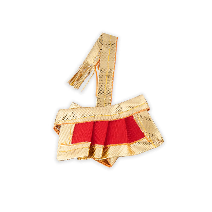 Amman Pavadai - 1 Inch | Satin Material Mata Poshak/ Devi Vastra for Deity