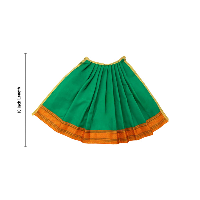 Devi Vastra - 10 Inches | Amman Pavadai/ Satin Apoorva Mata Dress for Deity/ Assorted Colour