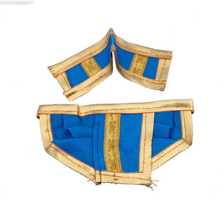 Panchakacham - 2 Inches | Satin with Jari Border Dhoti/ Panchagajam for Deity/ Assorted Colour