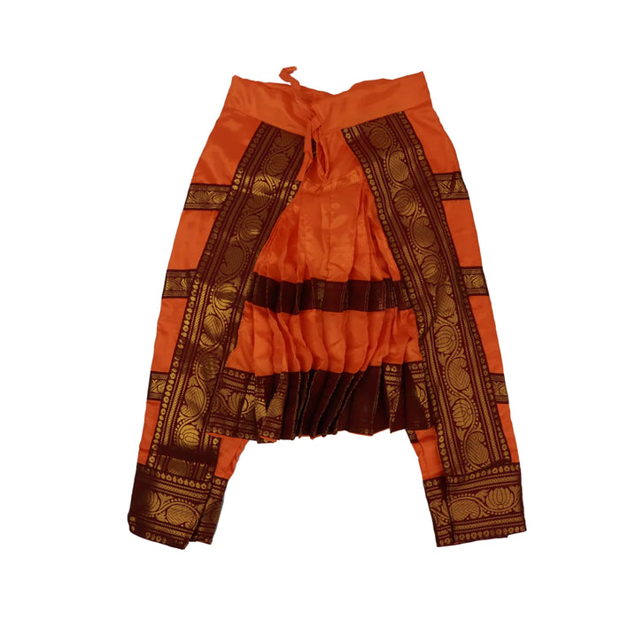 Bharatanatyam Dress - Size 24 | Satin Bharatanatyam Costume/ Readymade Dress for Kids