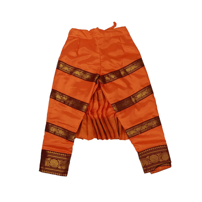 Bharatanatyam Dress - Size 24 | Satin Bharatanatyam Costume/ Readymade Dress for Kids