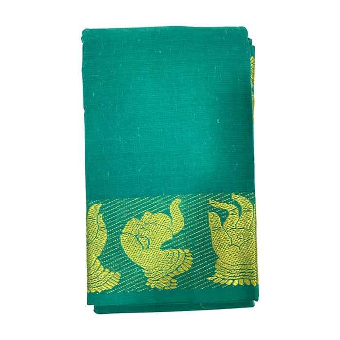 Bharatanatyam Practice Saree - 6 Yards | Lady Border Dance Practice Saree/ Cotton Saree for Women