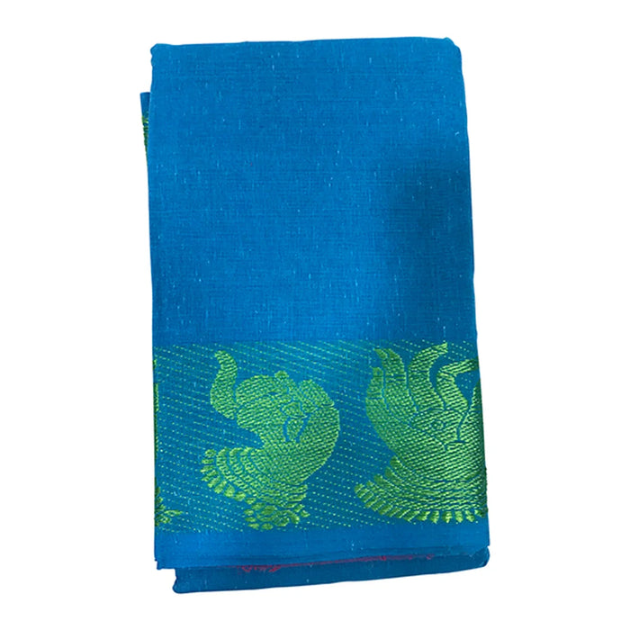 Bharatanatyam Practice Saree - 6 Yards | Lady Border Dance Practice Saree/ Cotton Saree for Women