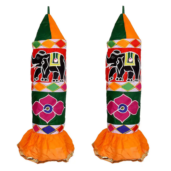 Thombai Pair - 3 Feet | 2 Pcs/ Cotton temple decor / Decorative Pooja Mandir Hanging