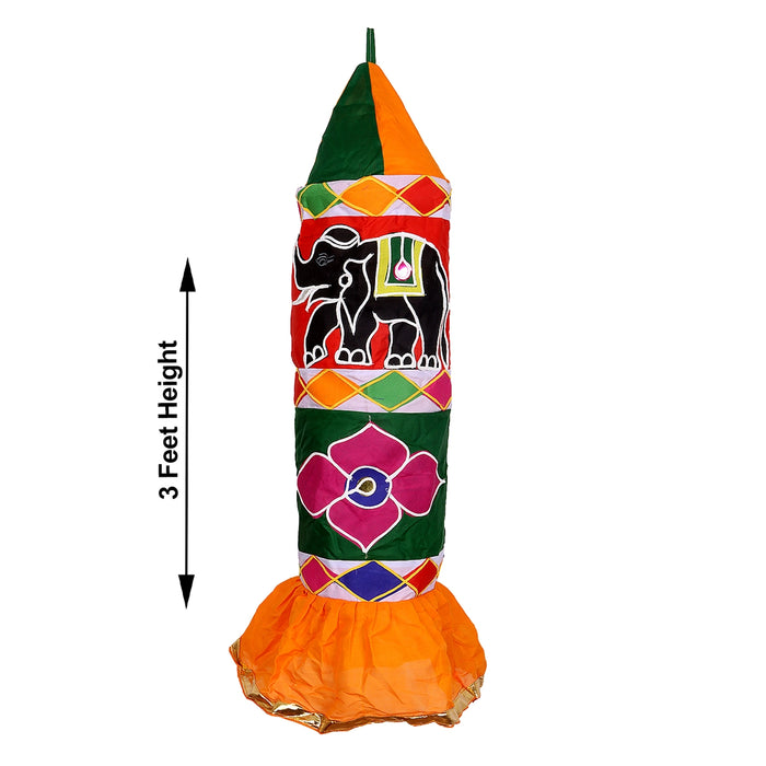 Thombai Pair - 3 Feet | 2 Pcs/ Cotton temple decor / Decorative Pooja Mandir Hanging