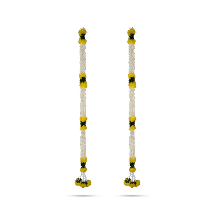 Side Toran - 46 Inch | 2 Pcs / Decorative Hanging/ Bandhawar for Entrance Decor