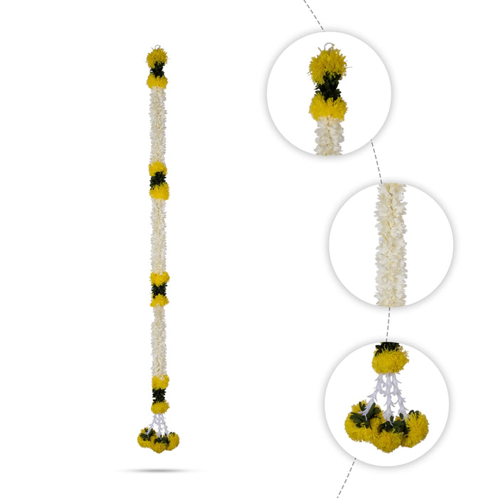 Side Toran - 46 Inch | 2 Pcs / Decorative Hanging/ Bandhawar for Entrance Decor