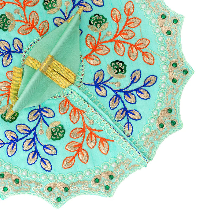 Krishna Vastra - 8 Inches | Kanha Ji Gol Poshak / Laddu Gopal Dress / Fancy Work Vastra
