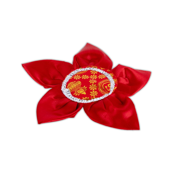 Laddu Gopal Asan - 7 Inches | Asan for Krishna ji/ laddu Gopal Singhasan / Lotus Asan For Deity Decor